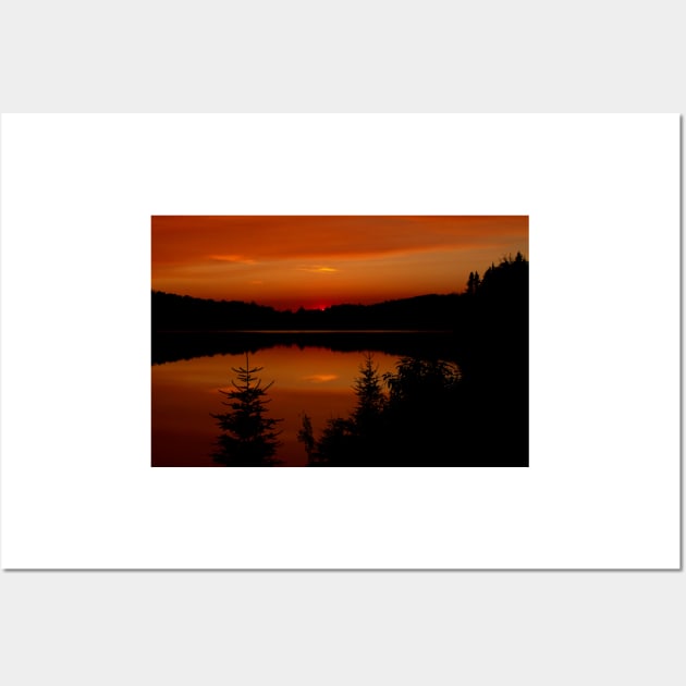 Sunset on Brewer Lake, Algonquin Park Wall Art by Jim Cumming